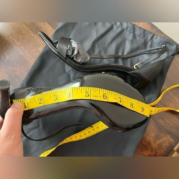 Paul Smith NEW Mila Black satin Sandals - Picture 7 of 12